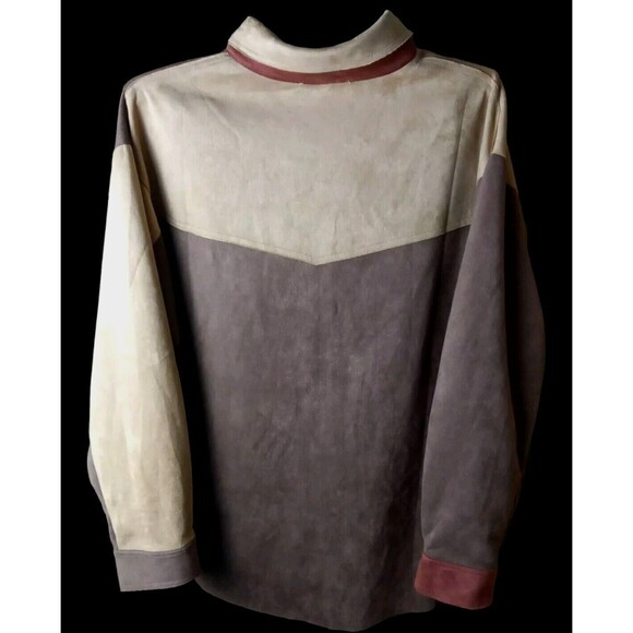 Hyfve Shacket Size L Feeling Of Fall Colorblock Snap closure Pockets - Picture 3 of 6